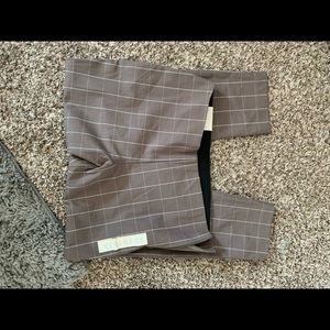 Side zip skinny ankle pants